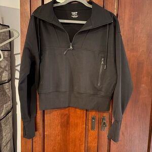 Old Navy Active Black Fleece Pullover